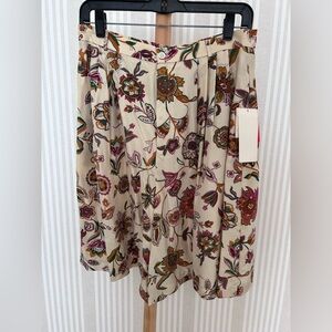 Vintage 100% Silk Saks Fifth Avenue Bermuda Shorts Floral Women’s Size 14 NWT